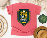 Best Dad Ever Black 2 graphic tee in Watermelon