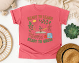 Ready To Learn Ready To Grow graphic tee in Watermelon