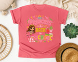 The Princess Is Back To School graphic tee in Watermelon
