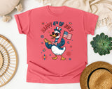 Happy 4th Of July Grey 2 graphic tee in Watermelon
