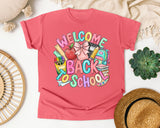 Welcome Back To School Bow graphic tee in Watermelon