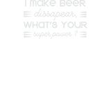 I Make Beer Disappear What's Your Super Power graphic tee in Watermelon