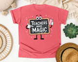 Teachers Make Magic graphic tee in Watermelon