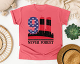 Never Forget Black 3 graphic tee in Watermelon