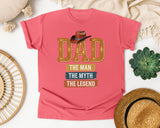Dad The Man The Myth The Legend Orange graphic tee in Watermelon