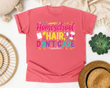 Homeschool Hair Dont Care Bright graphic tee in Watermelon