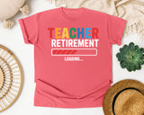 Teacher Retirement Loading graphic tee in Watermelon