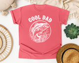 Cool Dad Fishing graphic tee in Watermelon