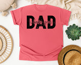 Dad I Love You Black graphic tee in Watermelon