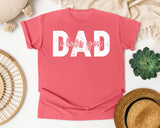 Dad I Love You White graphic tee in Watermelon