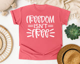 Freedom Isn't Free White 4 graphic tee in Watermelon