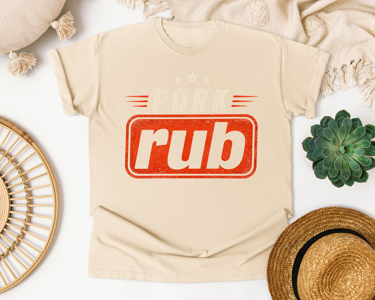 Pork Rub Label Comfort Colors Shirt