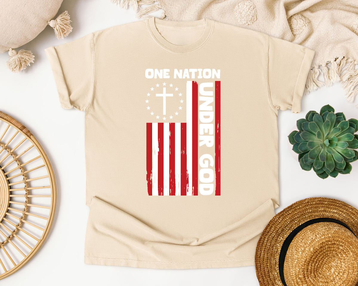 One Nation Under God Comfort Colors Shirt