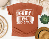 Game On 3rd Grade White graphic tee in Yam