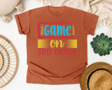 Game On 3rd Grade Red graphic tee in Yam