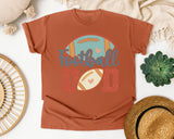 Football Dad Heart graphic tee in Yam