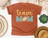 Team Mom Football graphic tee in Yam