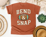 Bend And Snap Football graphic tee in Yam