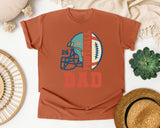 Football Dad Helmet 26 graphic tee in Yam