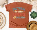 Football Is My Favorite Season Arrows graphic tee in Yam