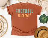 Football Mom Script graphic tee in Yam