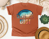 Football Gigi graphic tee in Yam