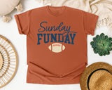 Sunday Funday Football Navy graphic tee in Yam