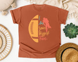 I Am Your Biggest Fan Football graphic tee in Yam