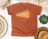 Sundays Are For Football Cheer Mom graphic tee in Yam