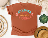 Sundays Are For Football graphic tee in Yam