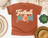 Football Mom Retro Bold graphic tee in Yam