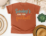 Sundays Are For Football Script graphic tee in Yam