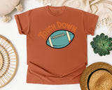 Touch Down Football Arch graphic tee in Yam
