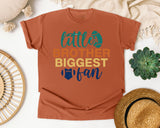 Little Brother Biggest Fan graphic tee in Yam