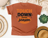Touch Down Season Distressed graphic tee in Yam