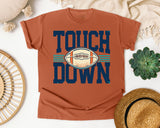 Touch Down Navy Bold graphic tee in Yam