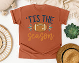 Tis The Season Football graphic tee in Yam