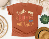 Thats My Boy Out There 24 graphic tee in Yam