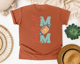 Football Mom Vertical graphic tee in Yam