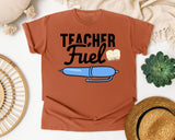 Teacher Fuel Pen graphic tee in Yam