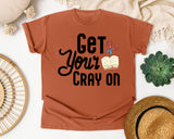 Get Your Cray On graphic tee in Yam