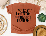 Cutest Chick In 4th Grade graphic tee in Yam