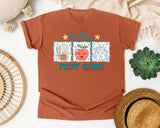 Hello First Grade Frames graphic tee in Yam