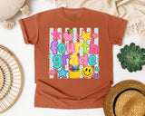 Fourth Grade Crayons Smiley graphic tee in Yam