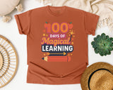 100 Days Of Magical Learning graphic tee in Yam