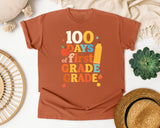 100 Days Of First Grade graphic tee in Yam