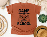 Game Over Back To School Controller Bold graphic tee in Yam