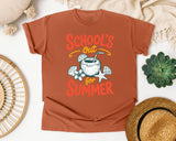 School's Out For Summer graphic tee in Yam