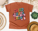 Third Grade Crew graphic tee in Yam