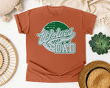 Wolves Golf Dad graphic tee in Yam